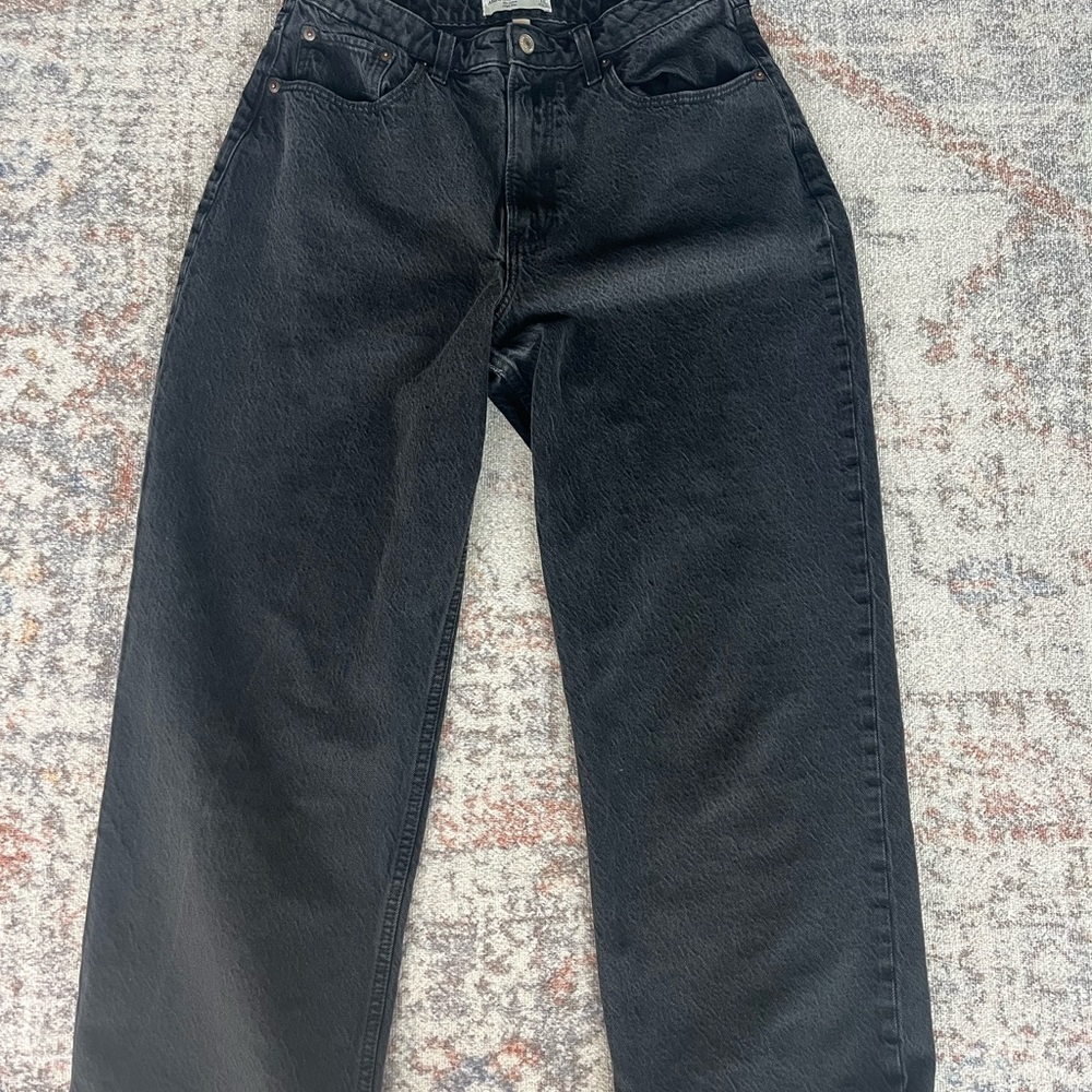 Abercrombie & Fitch Curve Love Black Jeans - Short Length